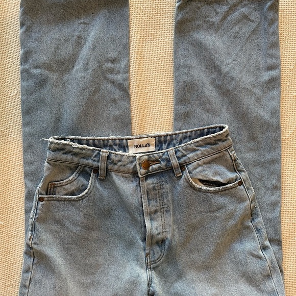 ROLLA'S Light Blue High Rise Women's Jeans - Picture 2 of 8